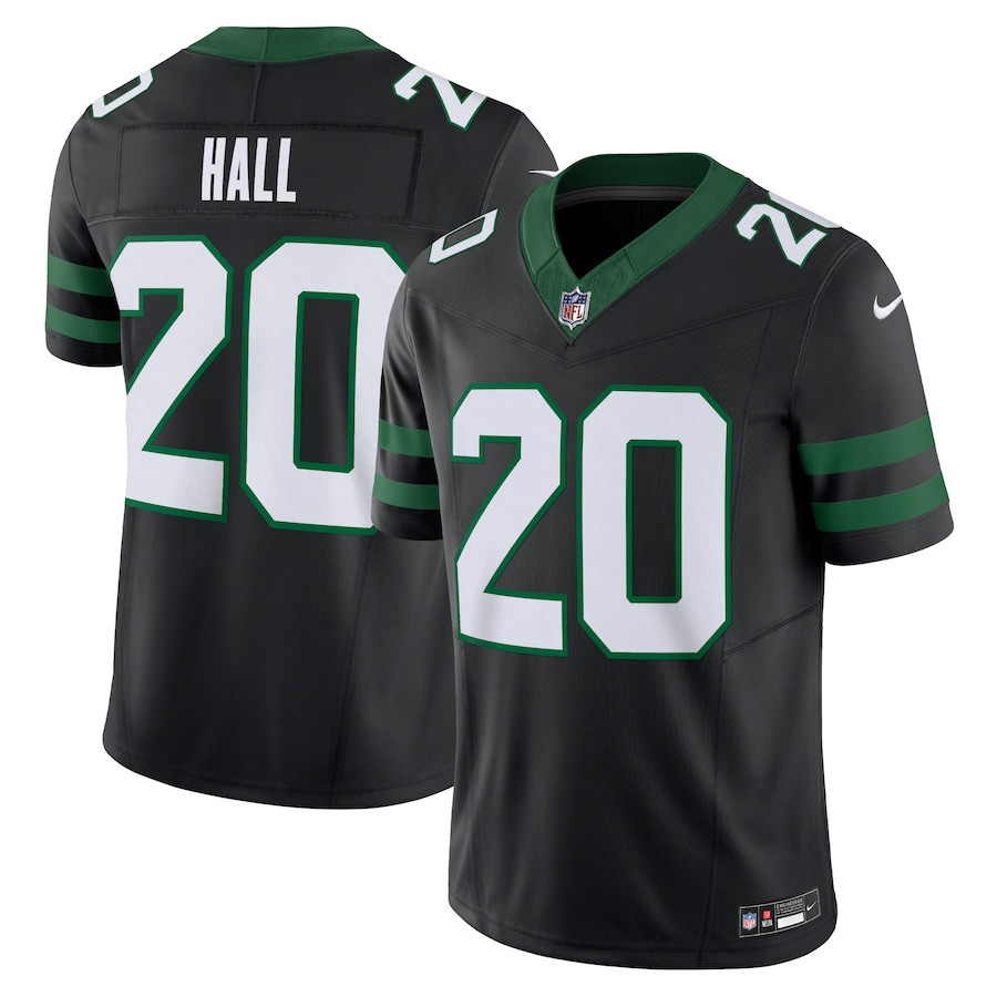 Breece Hall 20 New York Jets Alternate Vapor F.U.S.E. Limited Jersey - Men, Legacy Black JS6214 nicesnker