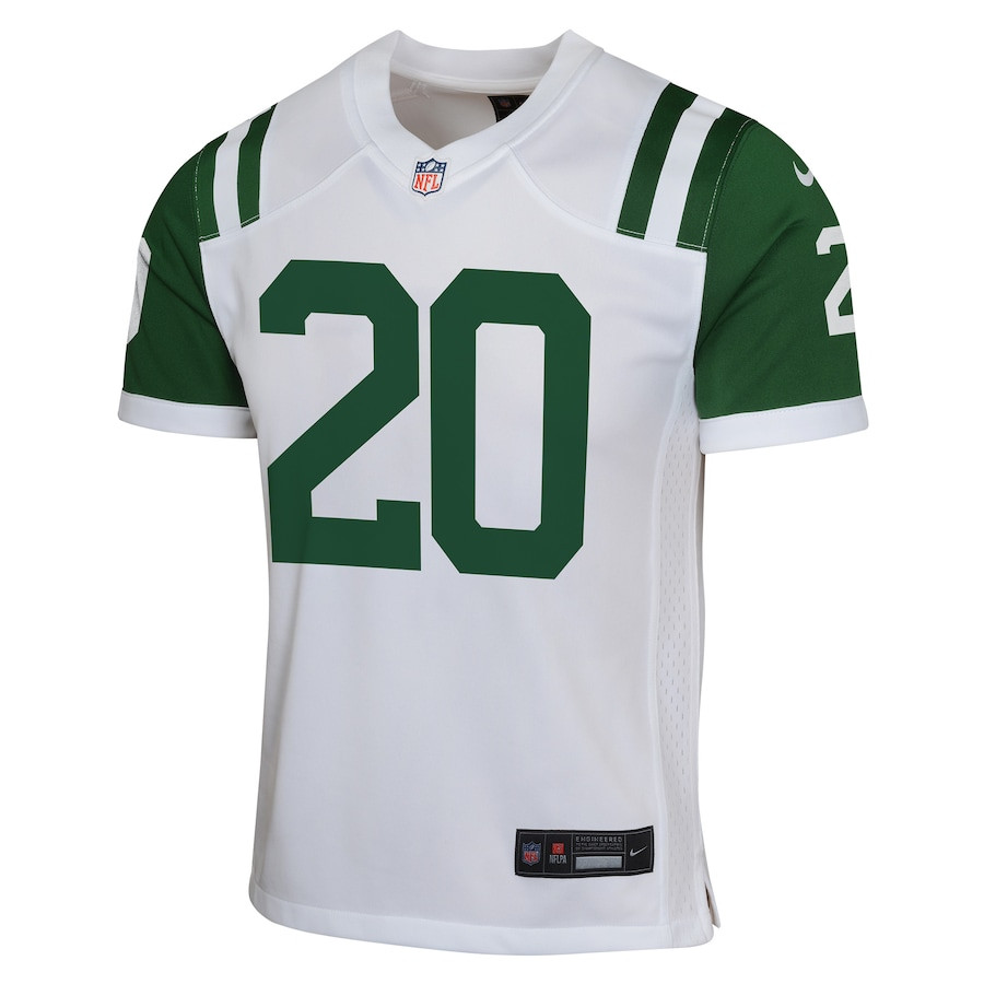 Breece Hall 20 New York Jets Classic Alternate Game YOUTH Jersey - White JS3853 nicesnker - Image 2