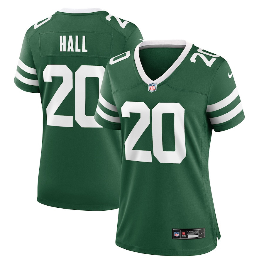 Breece Hall 20 New York Jets Game Jersey - Women, Green JS2232 nicesnker