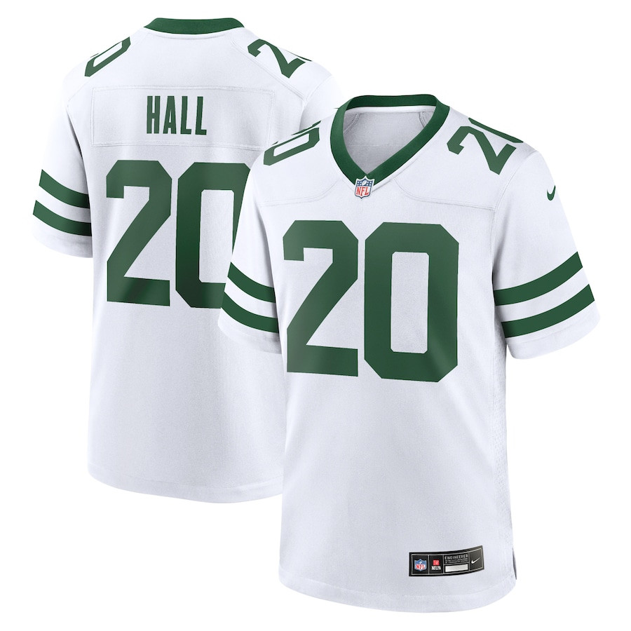 Breece Hall 20 New York Jets Game Men Jersey - Legacy White JS8860 nicesnker