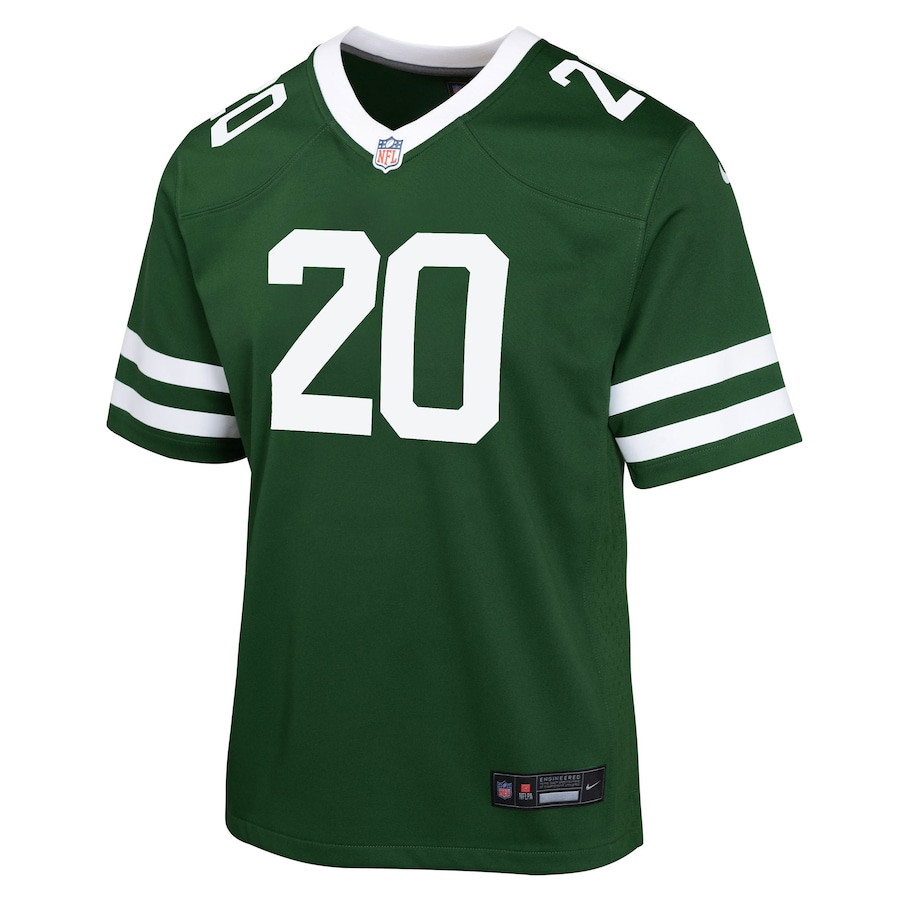 Breece Hall 20 New York Jets Game YOUTH Jersey - Legacy Green JS2846 nicesnker - Image 2