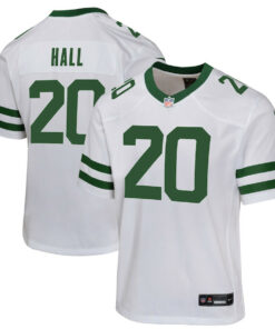 Breece Hall 20 New York Jets Game YOUTH Jersey - Legacy White JS7573 nicesnker