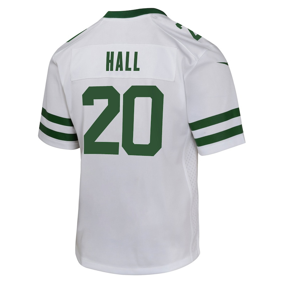 Breece Hall 20 New York Jets Game YOUTH Jersey - Legacy White JS7573 nicesnker - Image 3