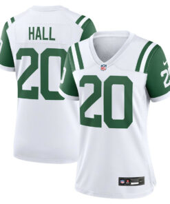 Breece Hall 20 New York Jets Women's Classic Alternate Game Jersey - White JS3238 nicesnker