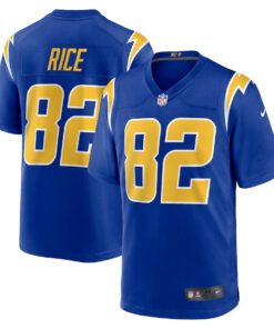 Brenden Rice 82 Los Angeles Rams 2024 NFL Draft 2nd Alternate Game Jersey - Royal JS4343 nicesnker