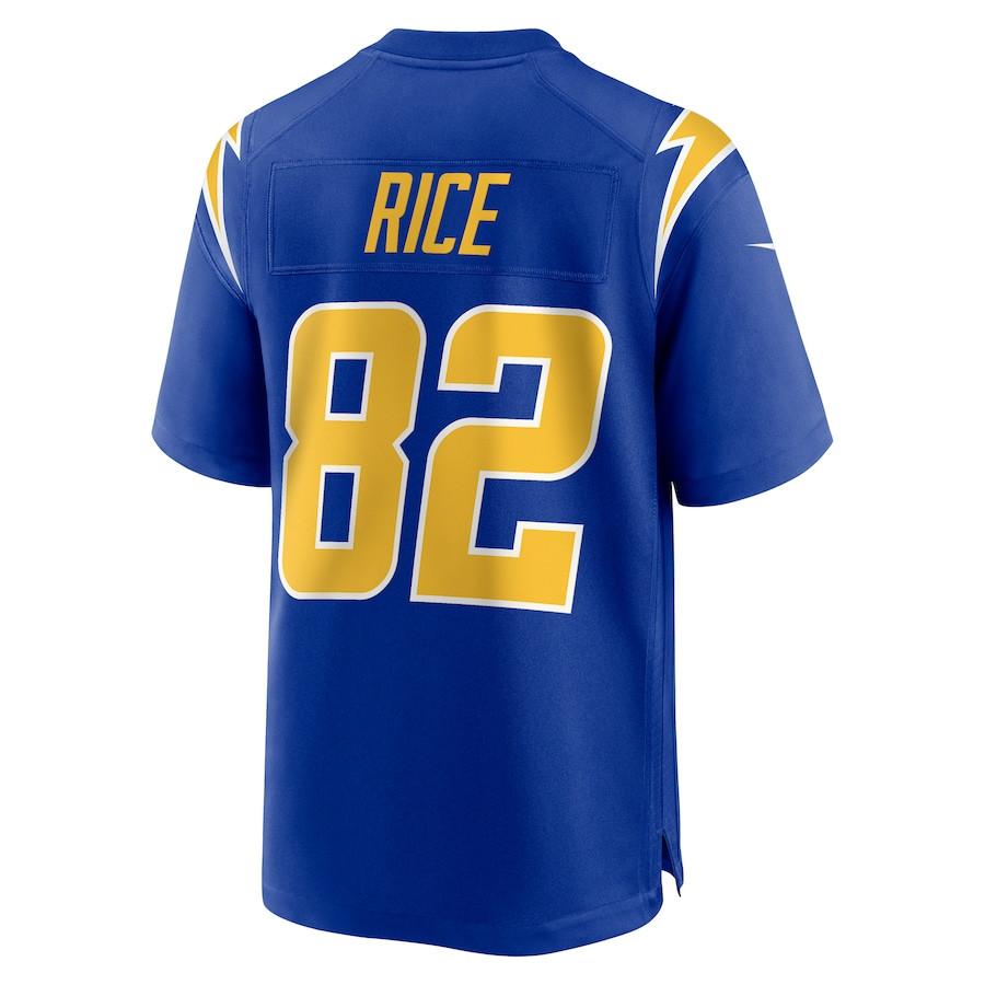 Brenden Rice 82 Los Angeles Rams 2024 NFL Draft 2nd Alternate Game Jersey - Royal JS4343 nicesnker - Image 3