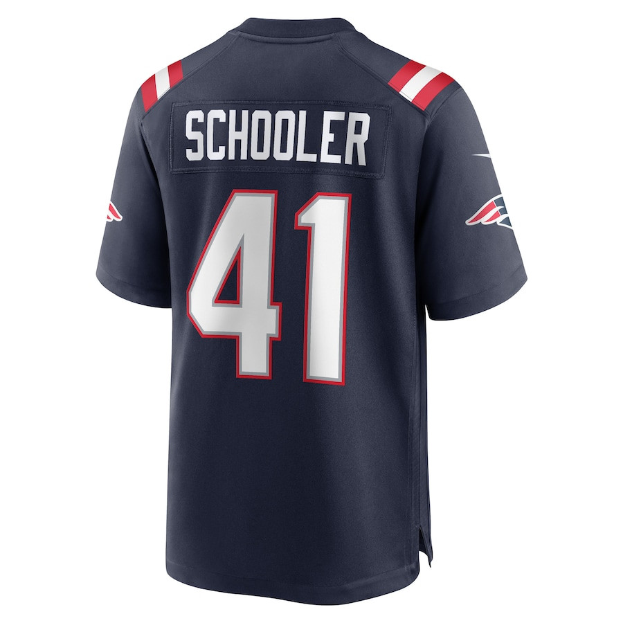 Brenden Schooler 41 New England Patriots Game Men Jersey - Navy JS3988 nicesnker - Image 3