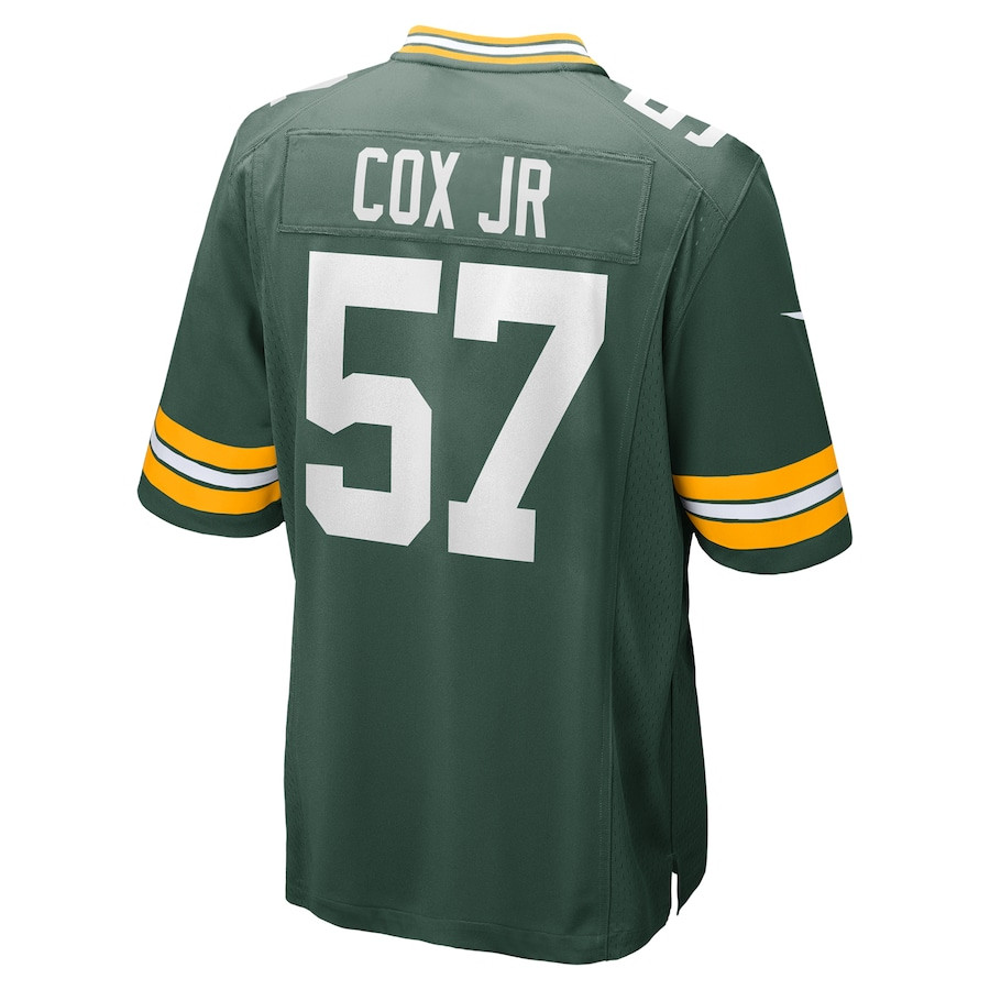 Brenton Cox Jr. 57 Green Bay Packers Game Men Jersey - Green JS6296 nicesnker - Image 3