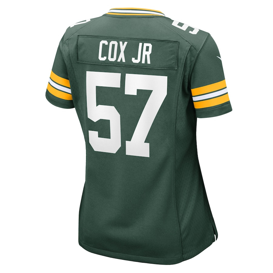 Brenton Cox Jr. 57 Green Bay Packers Women's Game Jersey - Green JS8373 nicesnker - Image 3
