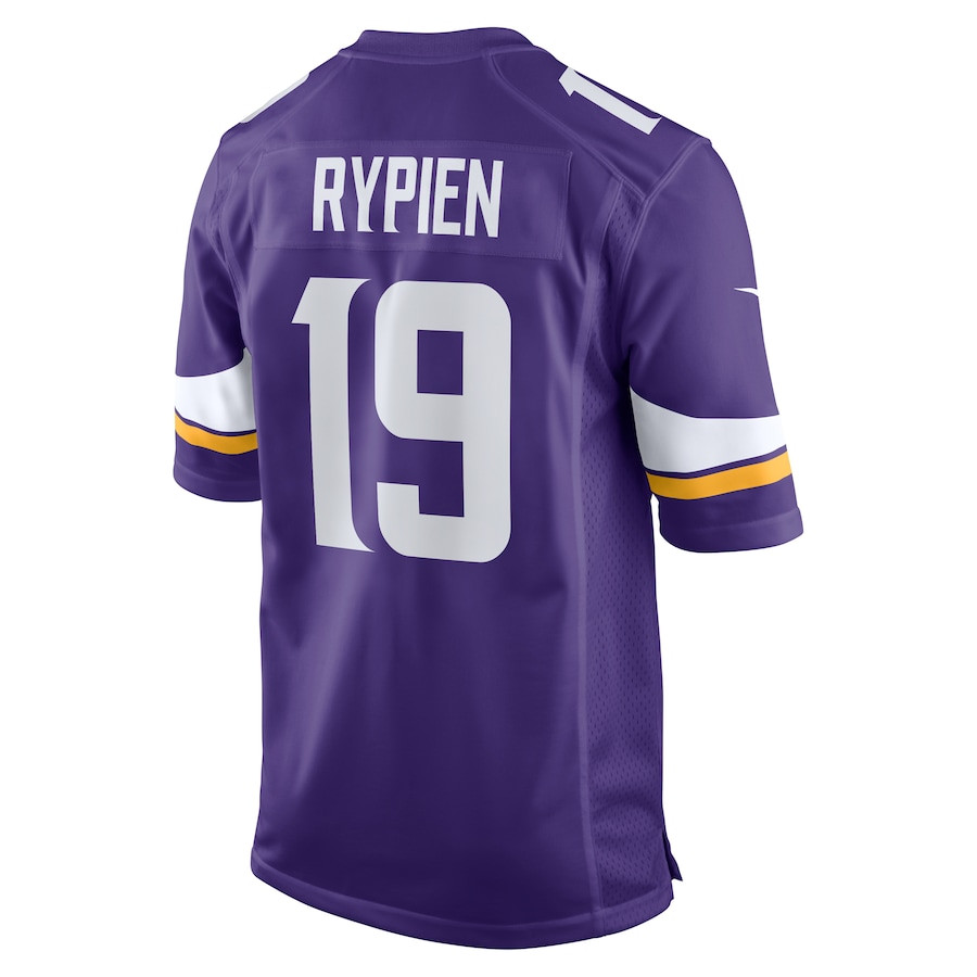 Brett Rypien 19 Minnesota Vikings Game Men Jersey - Purple JS5459 nicesnker - Image 3