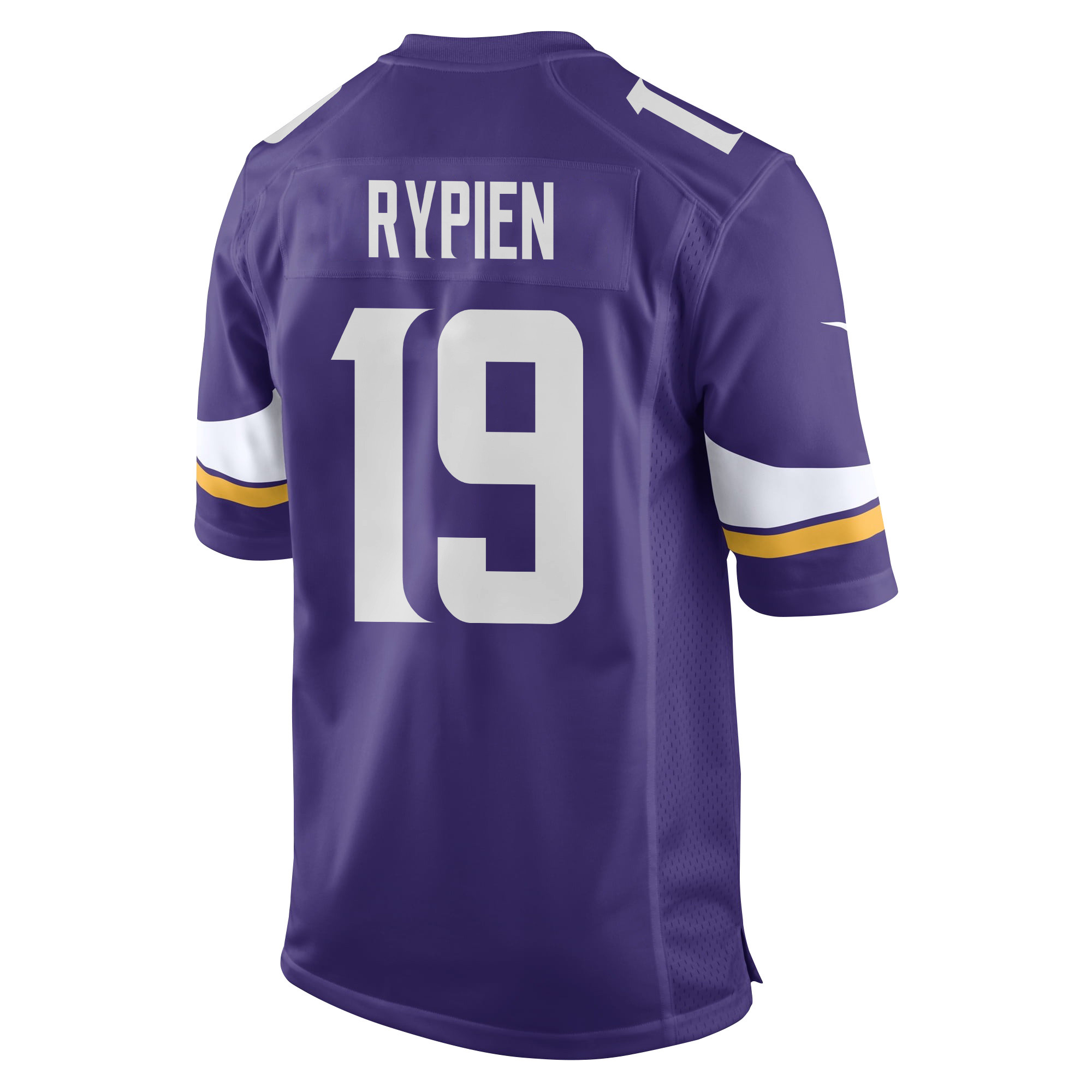 Brett Rypien 19 Minnesota Vikings Super Bowl LIX New Orleans Patch Game Men Jersey - Purple JS9760 nicesnker - Image 2