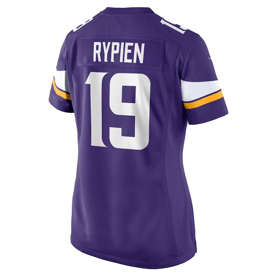 Brett Rypien 19 Minnesota Vikings Women's Game Jersey - Purple JS7715 nicesnker - Image 3