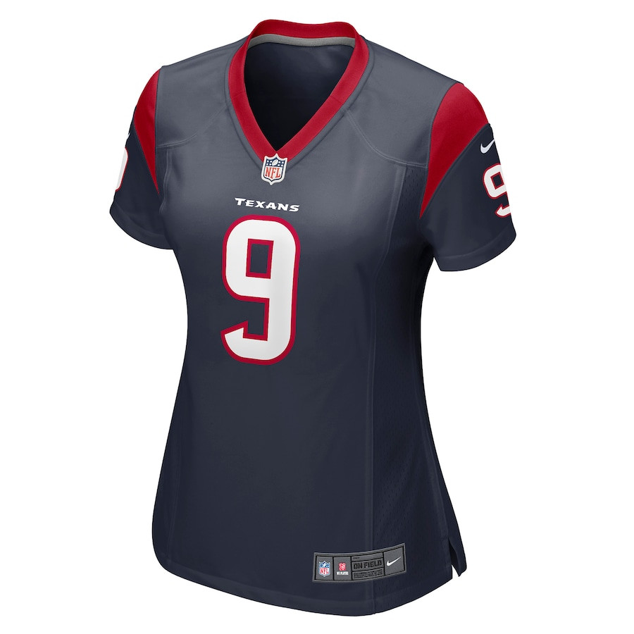 Brevin Jordan 9 Houston Texans Women Game Jersey - Navy JS1824 nicesnker - Image 2