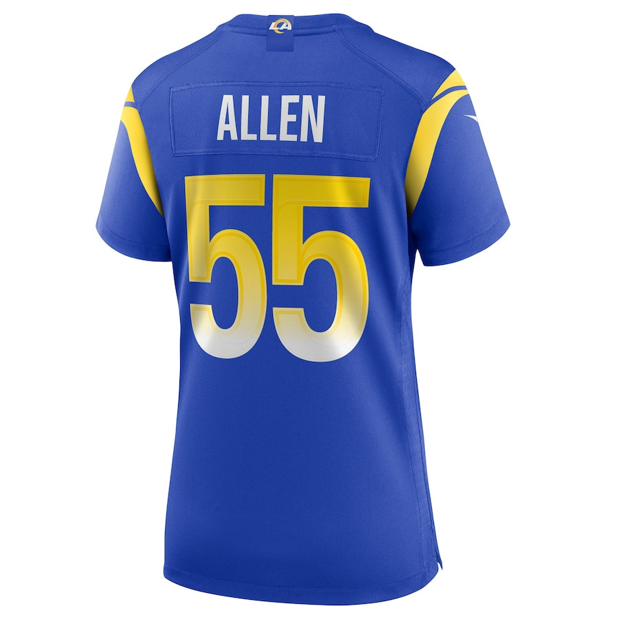 Brian Allen 55 Los Angeles Rams Women Game Jersey - Royal JS4685 nicesnker - Image 3