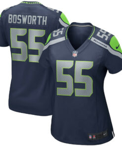 Brian Bosworth 55 Seattle Seahawks Women Game Retired Jersey - College Navy JS4900 nicesnker