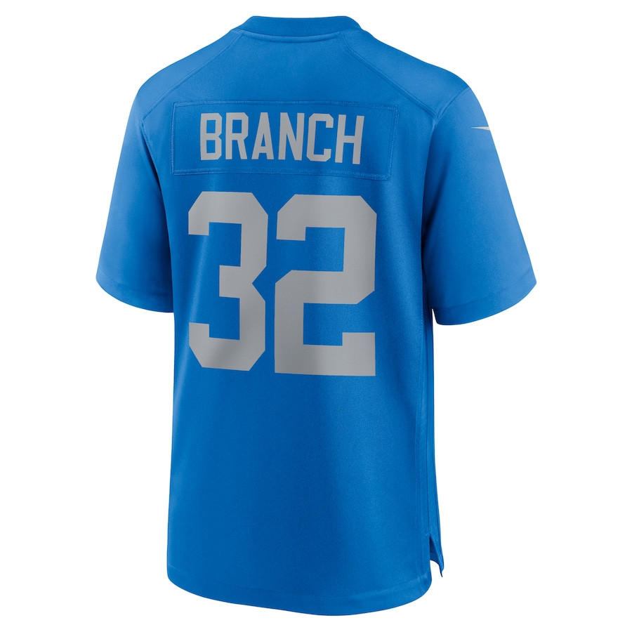 Brian Branch 32 Detroit Lions Alternate Game Men Jersey - Blue JS4259 nicesnker - Image 3