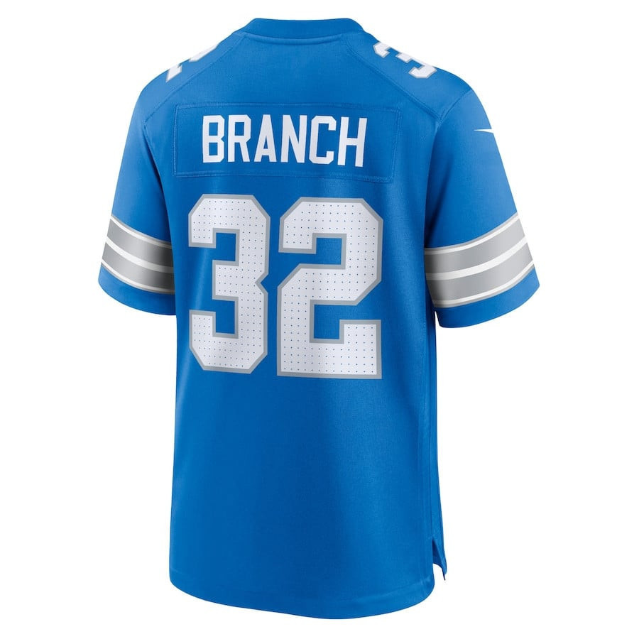 Brian Branch 32 Detroit Lions Game Men Jersey - Blue JS7154 nicesnker - Image 3