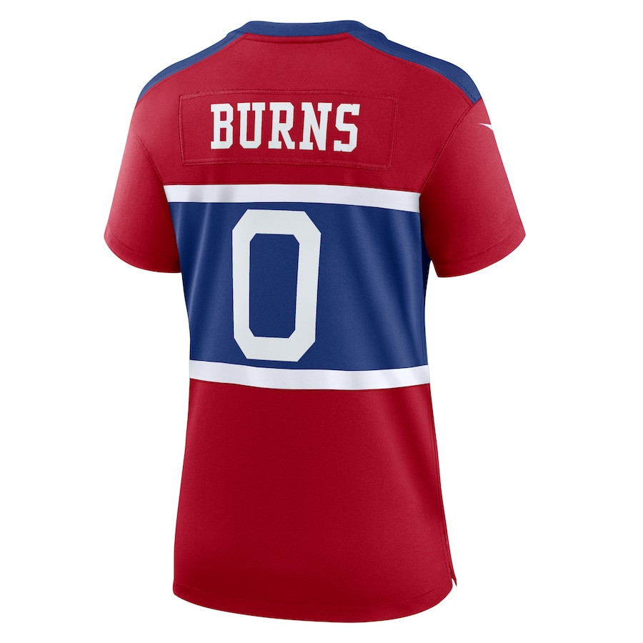 Brian Burns 0 New York Giants Women's Alternate Player Game Jersey - Century Red JS2139 nicesnker - Image 3