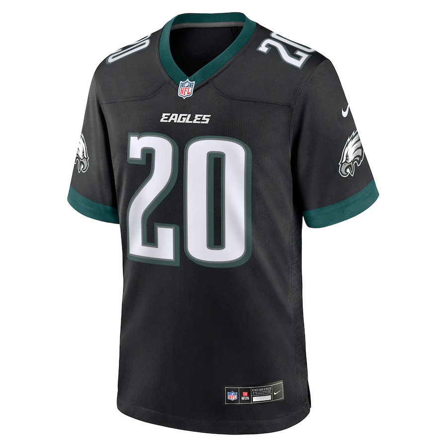 Brian Dawkins 20 Philadelphia Eagles Alternate Game Men Jersey - Black JS1877 nicesnker - Image 2