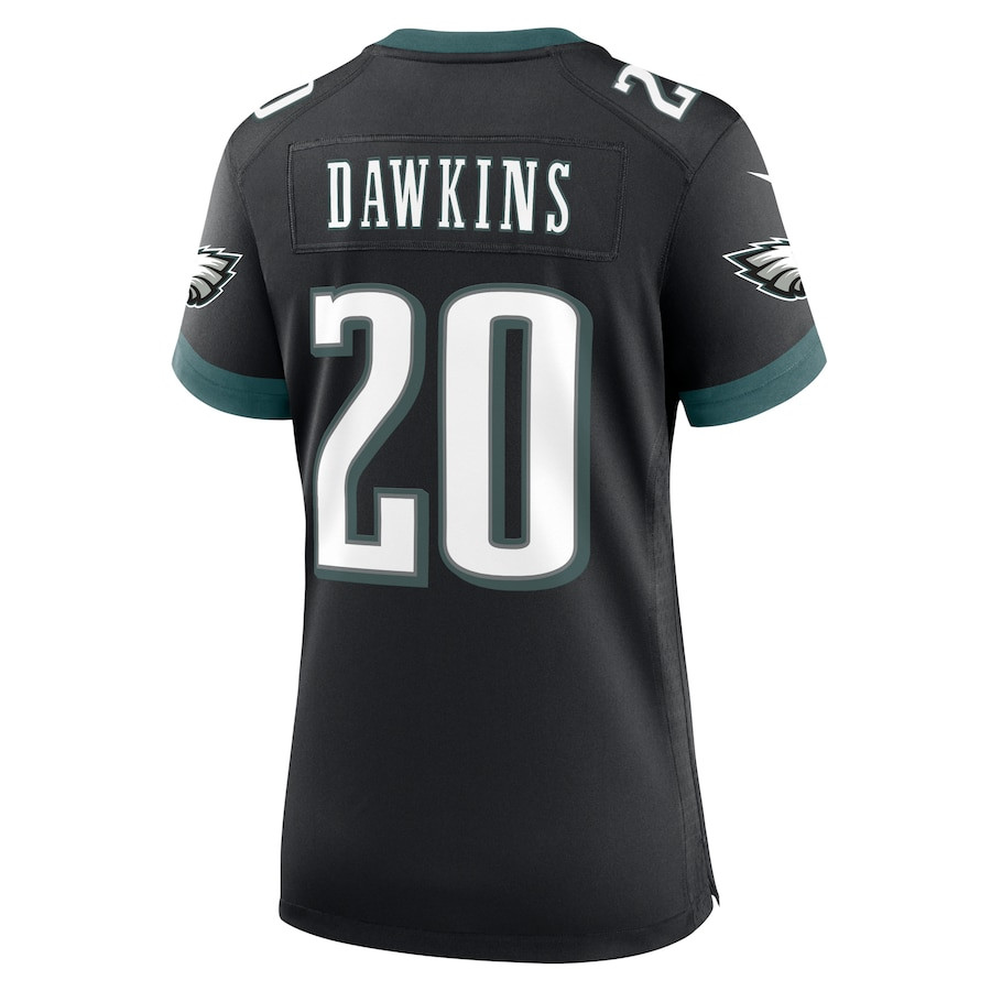Brian Dawkins 20 Philadelphia Eagles Alternate Game Women Jersey - Black JS2144 nicesnker - Image 3