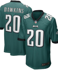 Brian Dawkins 20 Philadelphia Eagles Men Game Retired Jersey - Midnight Green JS3561 nicesnker