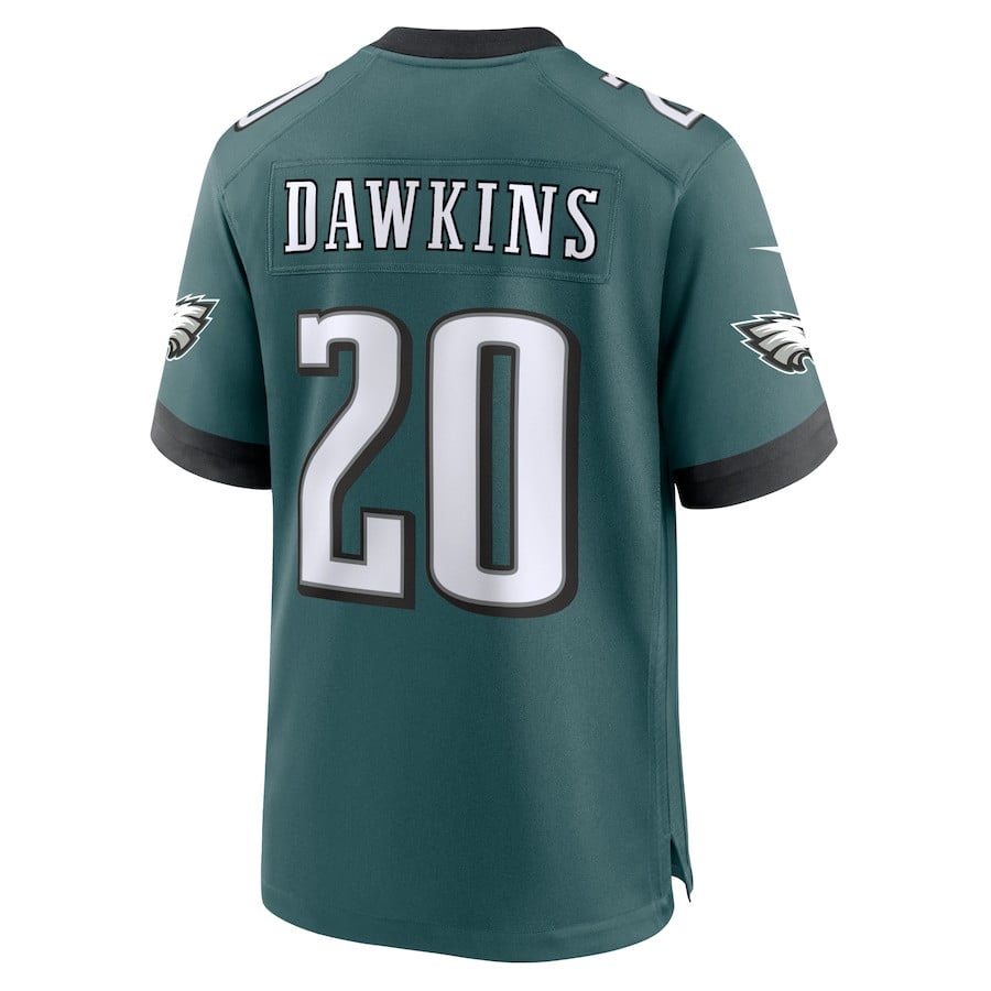 Brian Dawkins 20 Philadelphia Eagles Team Game Men Jersey - Midnight Green JS6237 nicesnker - Image 3