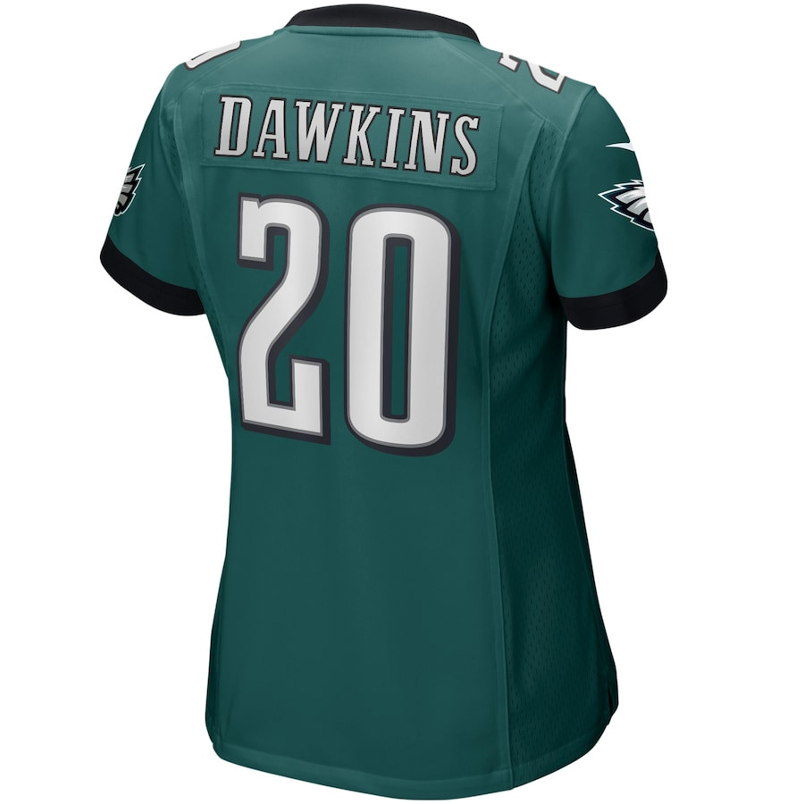 Brian Dawkins 20 Philadelphia Eagles Women Game Retired Jersey - Midnight Green JS9112 nicesnker - Image 3