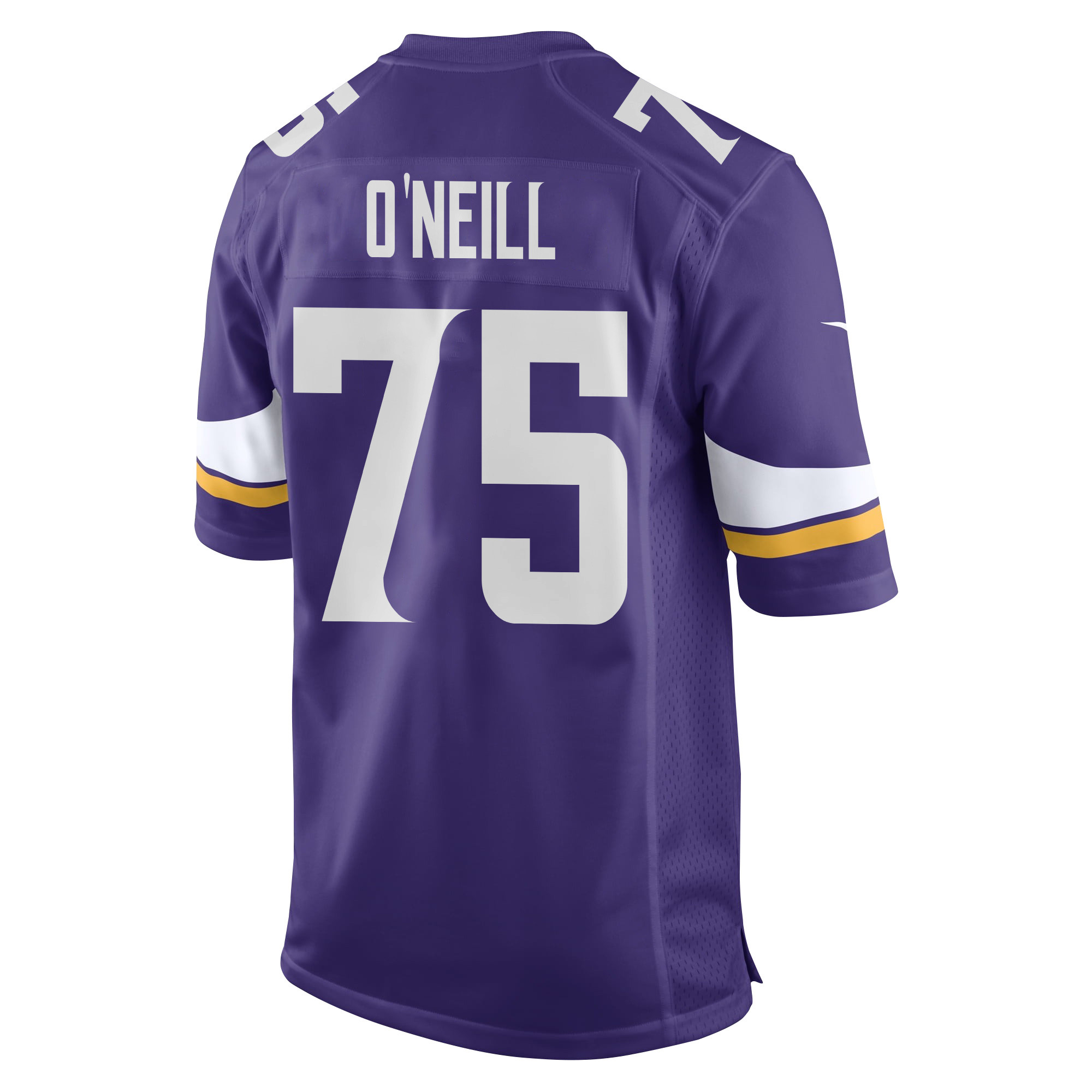 Brian O'Neill 75 Minnesota Vikings Super Bowl LIX New Orleans Patch Game Men Jersey - Purple JS6846 nicesnker - Image 2