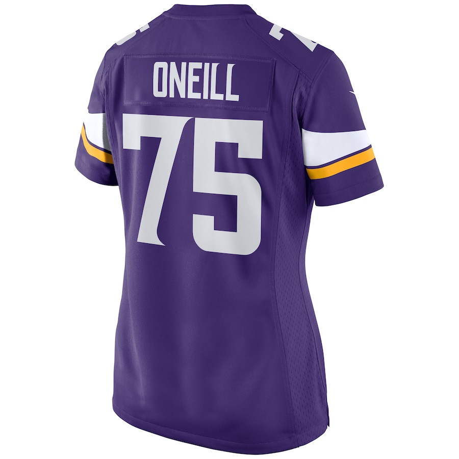 Brian O'Neill 75 Minnesota Vikings Women Game Jersey - Purple JS8484 nicesnker - Image 3