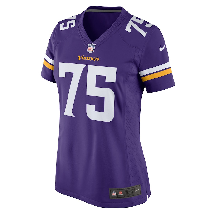 Brian O'Neill 75 Minnesota Vikings Women Game Jersey - Purple JS8484 nicesnker - Image 2