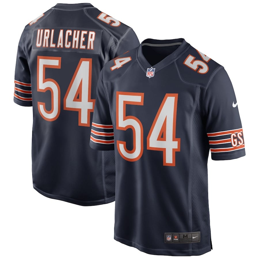 Brian Urlacher 54 Chicago Bears Men Game Retired Jersey - Navy JS4749 nicesnker