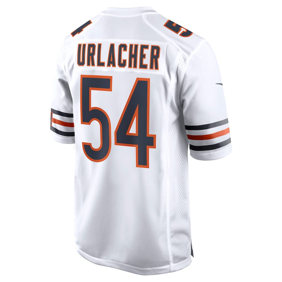 Brian Urlacher 54 Chicago Bears Men Retired Game Jersey - White JS2090 nicesnker - Image 3