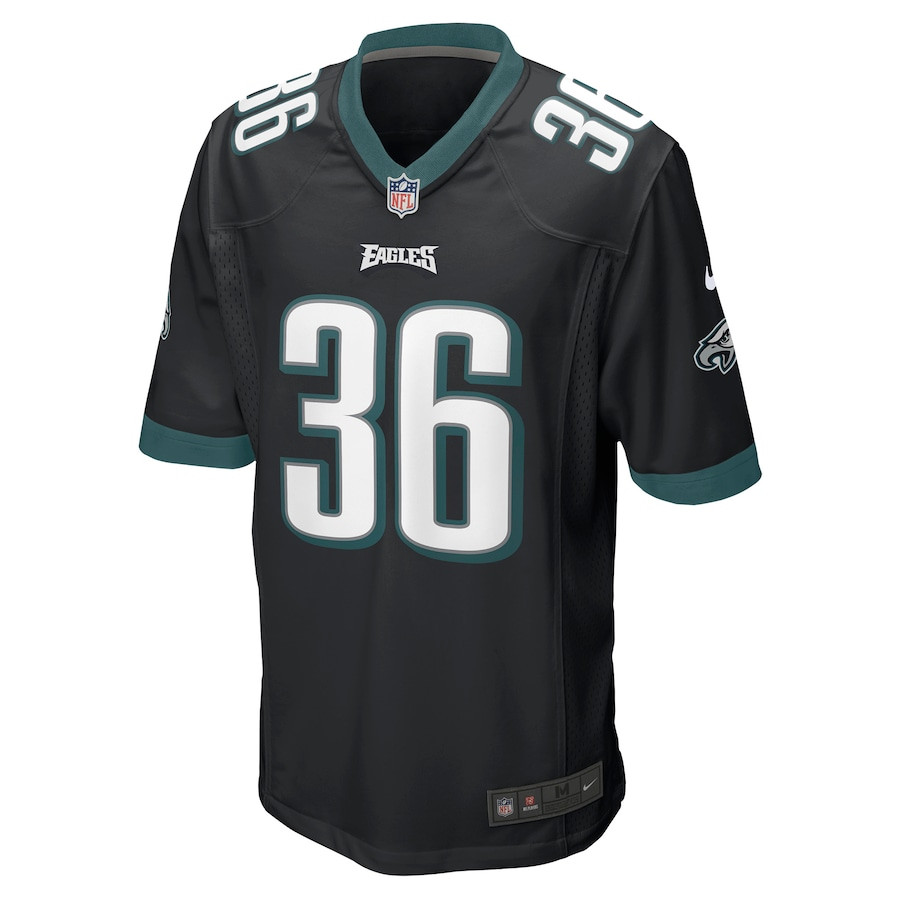 Brian Westbrook 36 Philadelphia Eagles Men Retired Alternate Game Jersey - Black JS4545 nicesnker - Image 2