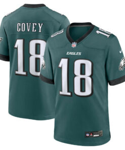 Britain Covey 18 Philadelphia Eagles Team Game Men Jersey - Midnight Green JS5540 nicesnker