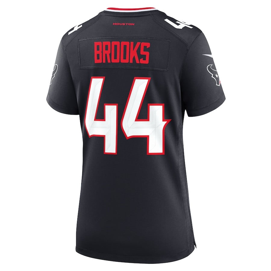 British Brooks 44 Houston Texans Women's Team Game Jersey - Navy JS2462 nicesnker - Image 3
