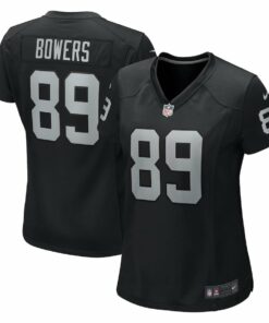 Brock Bowers Las Vegas Raiders Nike Women's Team Game Jersey - Black JS9291 nicesnker