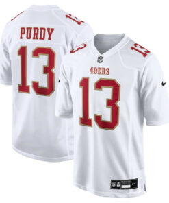 Brock Purdy 13 San Francisco 49ers Fashion Game Men Jersey - Tundra White JS1759 nicesnker