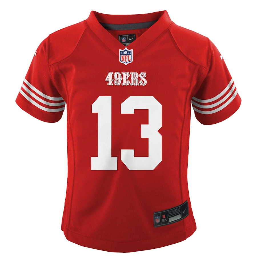 Brock Purdy 13 San Francisco 49ers Game YOUTH Jersey - Scarlet JS6345 nicesnker - Image 2