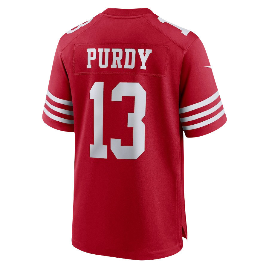 Brock Purdy 13 San Francisco 49ers The Son of Steel Game Men Jersey - Scarlet JS3911 nicesnker - Image 3