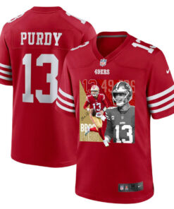 Brock Purdy 13 San Francisco 49ers The Son of Steel Game Men Jersey - Scarlet JS3911 nicesnker