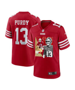 Brock Purdy 13 San Francisco 49ers The Son of Steel Game YOUTH Jersey - Scarlet JS9610 nicesnker