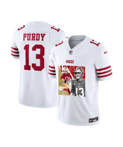Brock Purdy 13 San Francisco 49ers The Son of Steel Game YOUTH Jersey - White JS6071 nicesnker