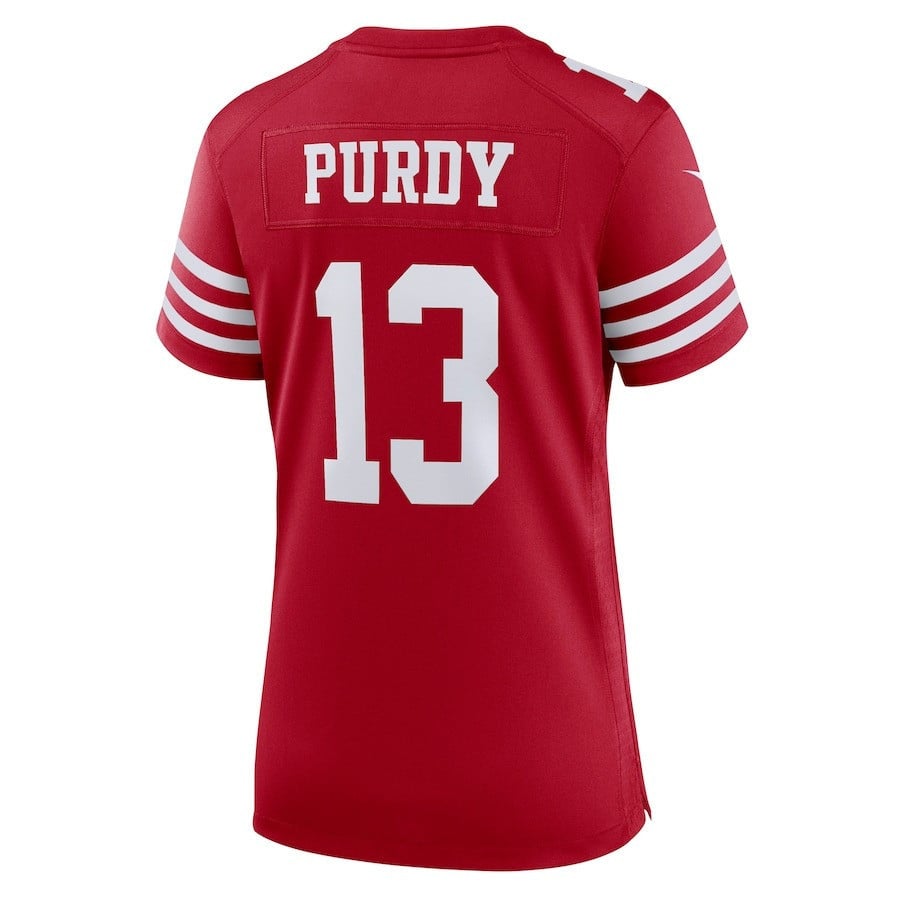 Brock Purdy 13 San Francisco 49ers The Son of Steel Women Game Jersey - Scarlet JS3100 nicesnker - Image 3