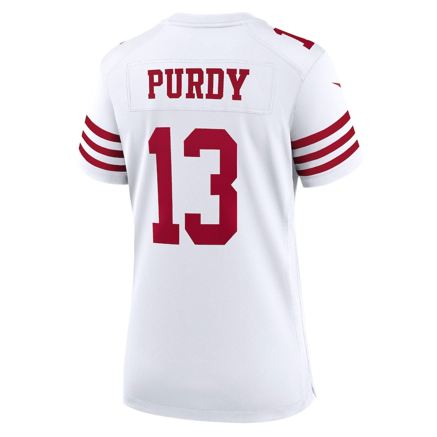 Brock Purdy 13 San Francisco 49ers Women Game Jersey - White JS6160 nicesnker - Image 3