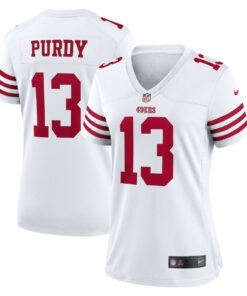 Brock Purdy 13 San Francisco 49ers Women Game Jersey - White JS6160 nicesnker