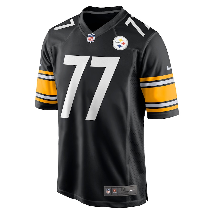 Broderick Jones 77 Pittsburgh Steelers Game Men Jersey - Black JS9577 nicesnker - Image 2