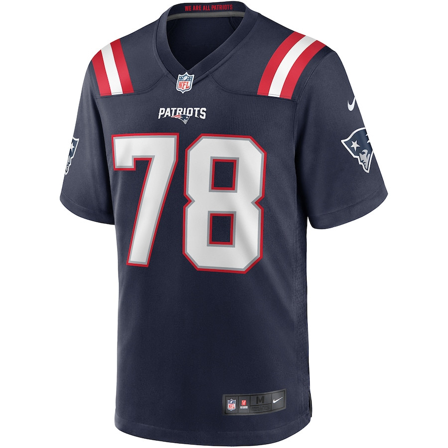 Bruce Armstrong 78 New England Patriots Men Game Retired Jersey - Navy JS2176 nicesnker - Image 2