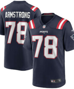 Bruce Armstrong 78 New England Patriots Men Game Retired Jersey - Navy JS2176 nicesnker