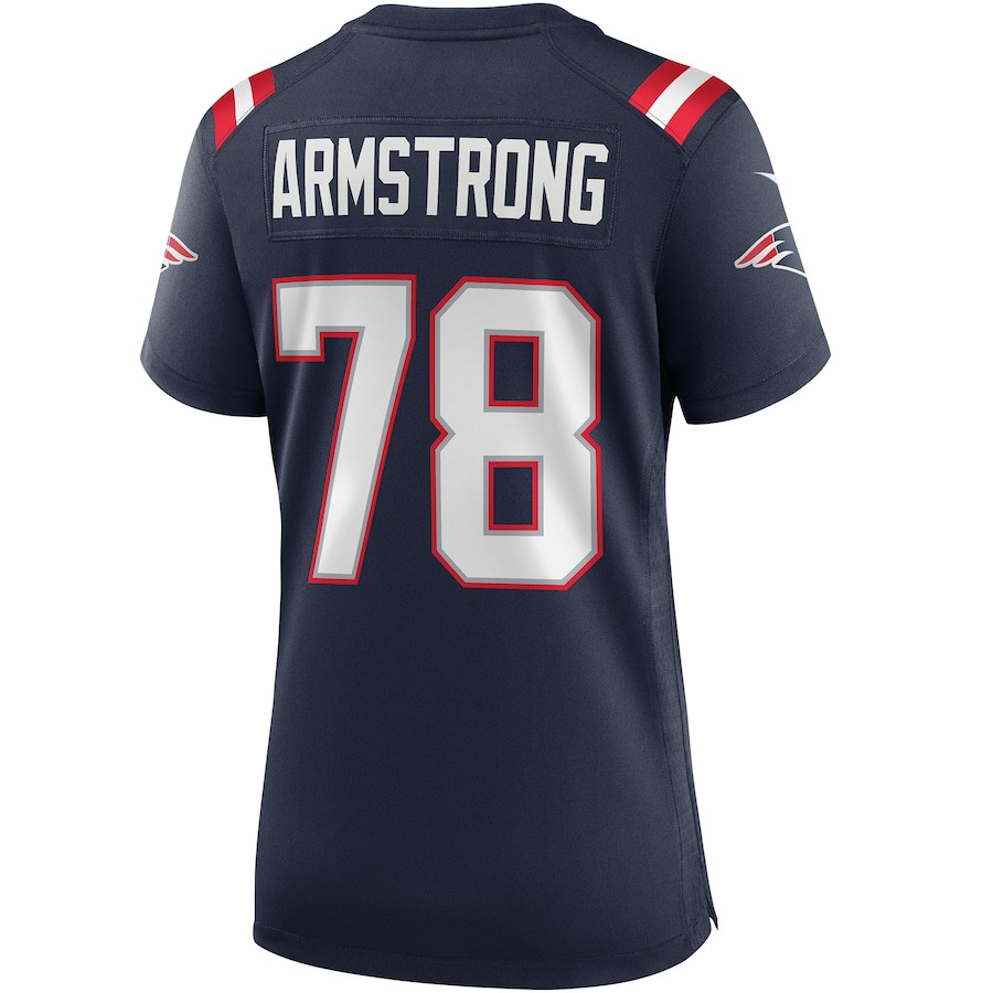 Bruce Armstrong 78 New England Patriots Women Game Retired Jersey - Navy JS1968 nicesnker - Image 3