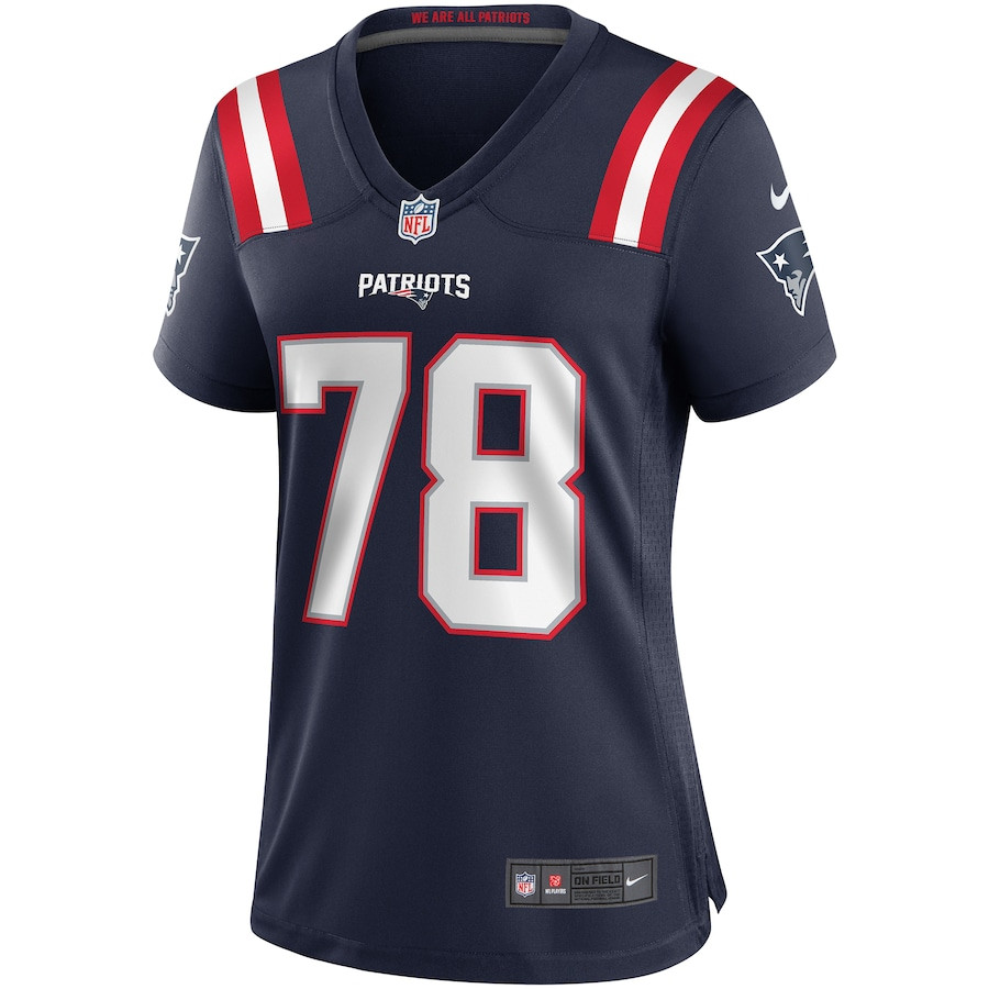 Bruce Armstrong 78 New England Patriots Women Game Retired Jersey - Navy JS1968 nicesnker - Image 2